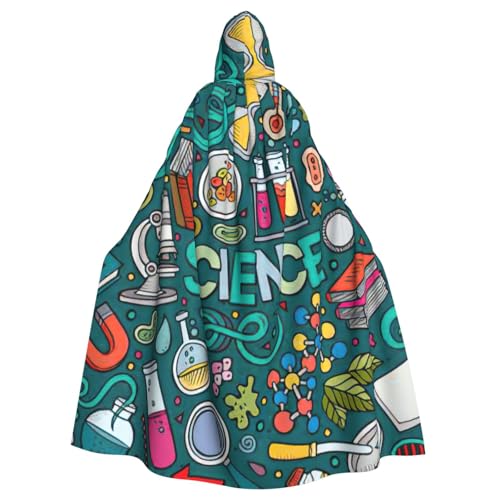 Yyoretp Unisex-Bademantel für Erwachsene, Cartoon-Wissenschafts-Themen-Druck, Kapuzenumhang für Halloween, Tod, Vampir, Cosplay-Kostüme Yyoretp Unisex-Bademantel für Erwachsene, Cartoon-Wissenschafts-Themen-Druck, Kapuzenumhang für Halloween, Tod, Vampir, Cosplay-Kostüme von Yyoretp