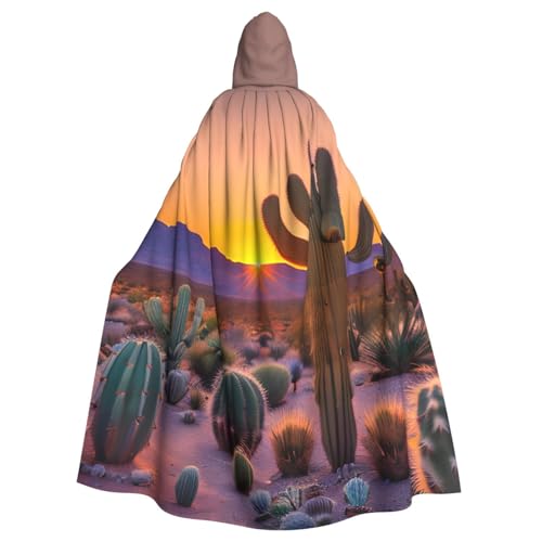 Yyoretp Unisex-Bademantel für Erwachsene, Kaktus, Wüste, Sonnenuntergänge, bedruckt, Kapuzenumhang für Halloween, Tod, Vampir, Cosplay-Kostüme Yyoretp Unisex-Bademantel für Erwachsene, Kaktus, Wüste, Sonnenuntergänge, bedruckt, Kapuzenumhang für Halloween, Tod, Vampir, Cosplay-Kostüme von Yyoretp