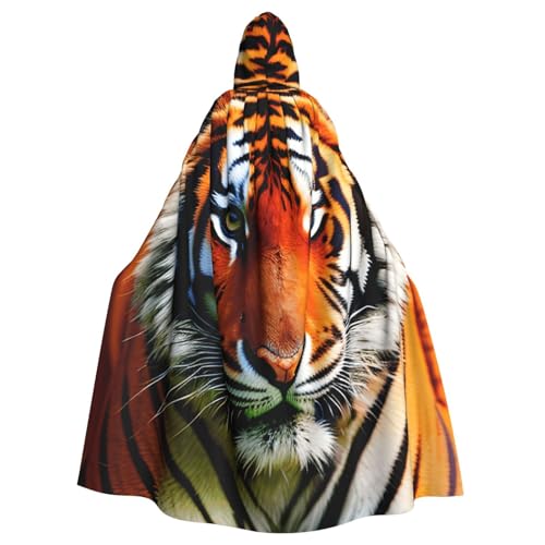 Yyoretp Unisex-Bademantel für Erwachsene, Tigerstreifen, orangefarbenes Muster, Kapuzenumhang für Halloween, Tod, Vampir, Cosplay-Kostüme Yyoretp Unisex-Bademantel für Erwachsene, Tigerstreifen, orangefarbenes Muster, Kapuzenumhang für Halloween, Tod, Vampir, Cosplay-Kostüme von Yyoretp
