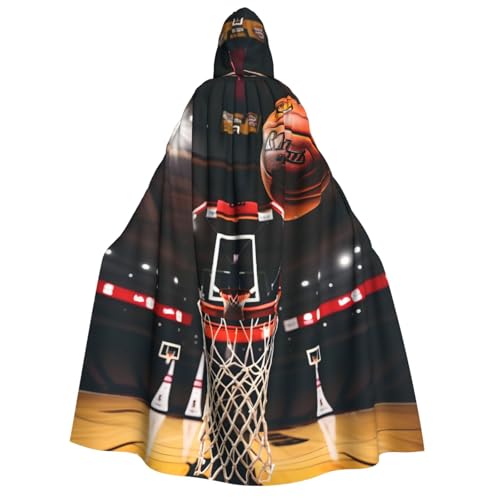 Yyoretp Unisex-Basketball-Aufdruck, Kapuzenumhang, Umhang für Halloween, Cosplay, Tod, Vampir-Kostüme Yyoretp Unisex-Basketball-Aufdruck, Kapuzenumhang, Umhang für Halloween, Cosplay, Tod, Vampir-Kostüme von Yyoretp