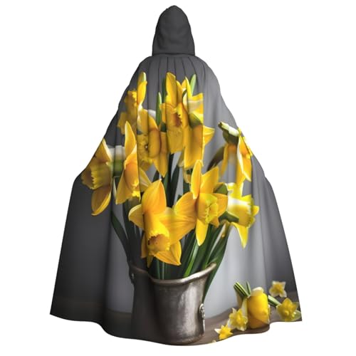 Yyoretp Unisex Bouquet of Narzissen Druck Erwachsene Kapuzenumhang Robe Umhang Umhang für Halloween Cosplay Tod Vampir Kostüme Yyoretp Unisex Bouquet of Narzissen Druck Erwachsene Kapuzenumhang Robe Umhang Umhang für Halloween Cosplay Tod Vampir Kostüme von Yyoretp