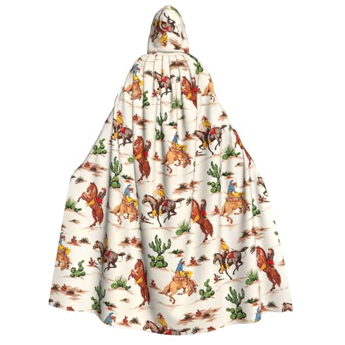 Yyoretp Unisex Cowboy Ride Horse Print Erwachsene Kapuzenumhang Robe Umhang Umhang für Halloween Cosplay Tod Vampir Kostüme Yyoretp Unisex Cowboy Ride Horse Print Erwachsene Kapuzenumhang Robe Umhang Umhang für Halloween Cosplay Tod Vampir Kostüme von Yyoretp