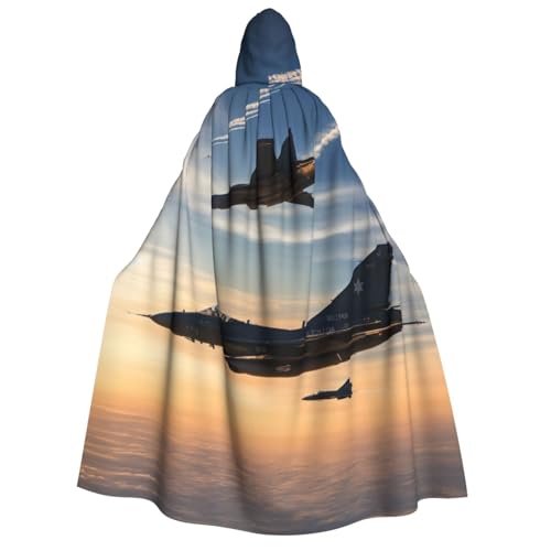 Yyoretp Unisex-Flugzeug-Jets-Aufdruck, Kapuzenumhang für Halloween, Cosplay, Todesvampir-Kostüme Yyoretp Unisex-Flugzeug-Jets-Aufdruck, Kapuzenumhang für Halloween, Cosplay, Todesvampir-Kostüme von Yyoretp