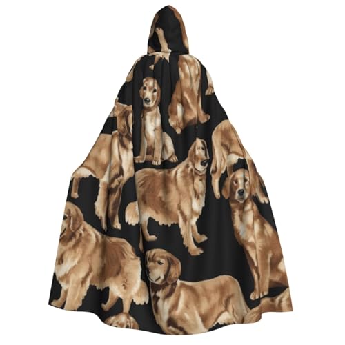 Yyoretp Unisex Golden Retrievers Print Erwachsene Kapuzenumhang Robe Umhang Umhang für Halloween Cosplay Tod Vampir Kostüme Yyoretp Unisex Golden Retrievers Print Erwachsene Kapuzenumhang Robe Umhang Umhang für Halloween Cosplay Tod Vampir Kostüme von Yyoretp