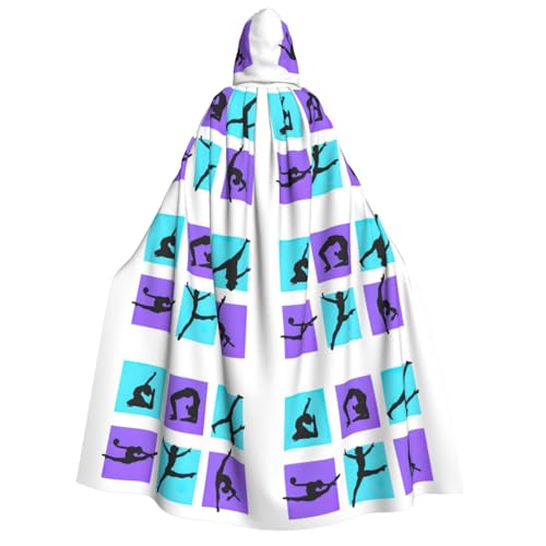 Yyoretp Unisex Gymnastik Spiel Druck Erwachsene Kapuzenumhang Robe Umhang Umhang für Halloween Cosplay Tod Vampir Kostüme Yyoretp Unisex Gymnastik Spiel Druck Erwachsene Kapuzenumhang Robe Umhang Umhang für Halloween Cosplay Tod Vampir Kostüme von Yyoretp