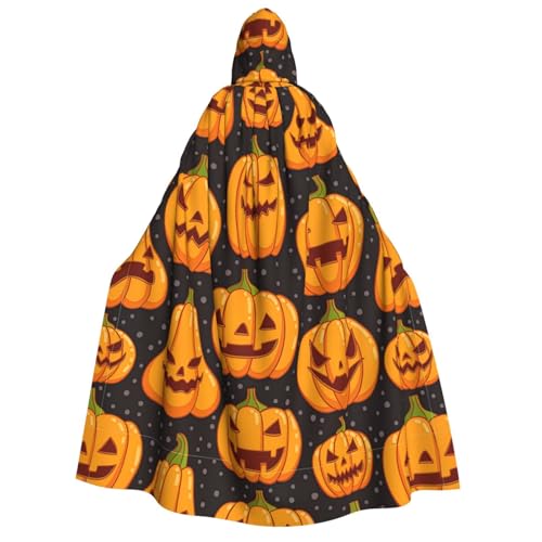 Yyoretp Unisex Halloween Kürbis Muster Druck Erwachsene Kapuzenumhang Robe Umhang Umhang für Halloween Cosplay Tod Vampir Kostüme Yyoretp Unisex Halloween Kürbis Muster Druck Erwachsene Kapuzenumhang Robe Umhang Umhang für Halloween Cosplay Tod Vampir Kostüme von Yyoretp
