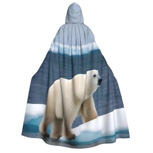 Yyoretp Unisex-Kapuzenumhang mit Eisbär-Aufdruck, für Halloween, Cosplay, Tod, Vampir-Kostüme Yyoretp Unisex-Kapuzenumhang mit Eisbär-Aufdruck, für Halloween, Cosplay, Tod, Vampir-Kostüme von Yyoretp
