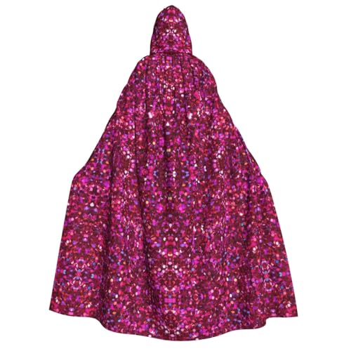 Yyoretp Unisex Kapuzenumhang mit Glitzermuster für Erwachsene, Umhang für Halloween, Cosplay, Tod, Vampir-Kostüme Yyoretp Unisex Kapuzenumhang mit Glitzermuster für Erwachsene, Umhang für Halloween, Cosplay, Tod, Vampir-Kostüme von Yyoretp