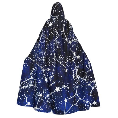 Yyoretp Unisex Kapuzenumhang mit Kapuze, leuchtet im Dunkeln, für Halloween, Cosplay, Tod, Vampir-Kostüme von Yyoretp