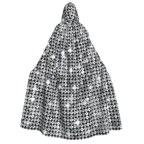 Yyoretp Unisex-Kapuzenumhang mit Pailletten, glitzernd, für Erwachsene, für Halloween, Cosplay, Tod, Vampir-Kostüme Yyoretp Unisex-Kapuzenumhang mit Pailletten, glitzernd, für Erwachsene, für Halloween, Cosplay, Tod, Vampir-Kostüme von Yyoretp