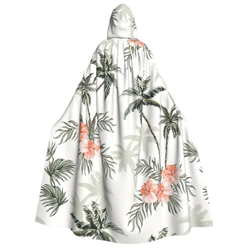 Yyoretp Unisex Kapuzenumhang mit tropischem Palmenaufdruck, für Erwachsene, für Halloween, Cosplay, Tod, Vampir-Kostüme Yyoretp Unisex Kapuzenumhang mit tropischem Palmenaufdruck, für Erwachsene, für Halloween, Cosplay, Tod, Vampir-Kostüme von Yyoretp