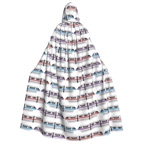 Yyoretp Unisex Monorail Train Print Erwachsene Kapuzenumhang Robe Umhang Umhang für Halloween Cosplay Tod Vampir Kostüme Yyoretp Unisex Monorail Train Print Erwachsene Kapuzenumhang Robe Umhang Umhang für Halloween Cosplay Tod Vampir Kostüme von Yyoretp