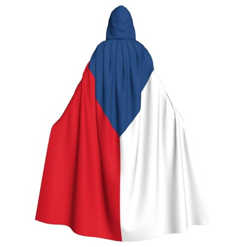 Yyoretp Unisex Roben Capes Erwachsene Flagge der Tschechischen Republik Druck Kapuzenumhang für Halloween Tod Vampir Cosplay Kostüme Yyoretp Unisex Roben Capes Erwachsene Flagge der Tschechischen Republik Druck Kapuzenumhang für Halloween Tod Vampir Cosplay Kostüme von Yyoretp
