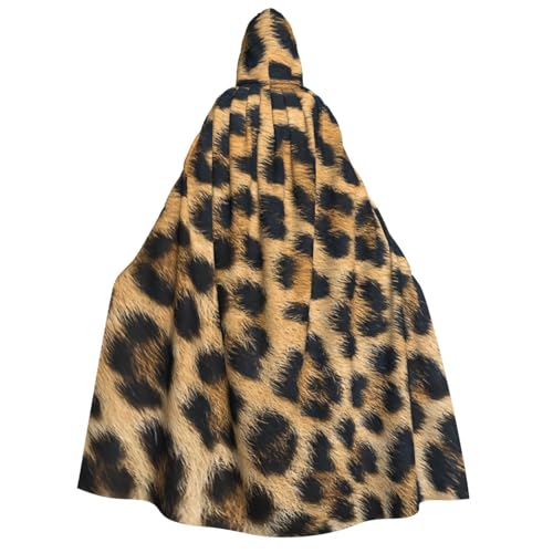 Yyoretp Unisex-Umhang mit Kapuze und Leopardenmuster, für Halloween, Cosplay, Tod, Vampir-Kostüme Yyoretp Unisex-Umhang mit Kapuze und Leopardenmuster, für Halloween, Cosplay, Tod, Vampir-Kostüme von Yyoretp