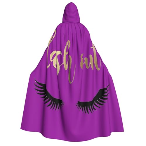 Yyoretp Unisex Wimpernaufdruck Erwachsene Kapuzenumhang Robe Umhang Umhang für Halloween Cosplay Tod Vampir Kostüme Yyoretp Unisex Wimpernaufdruck Erwachsene Kapuzenumhang Robe Umhang Umhang für Halloween Cosplay Tod Vampir Kostüme von Yyoretp
