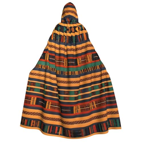 Yyoretp Unisex afrikanischer Webdruck Erwachsene Kapuzenumhang Robe Umhang Umhang für Halloween Cosplay Tod Vampir Kostüme Yyoretp Unisex afrikanischer Webdruck Erwachsene Kapuzenumhang Robe Umhang Umhang für Halloween Cosplay Tod Vampir Kostüme von Yyoretp