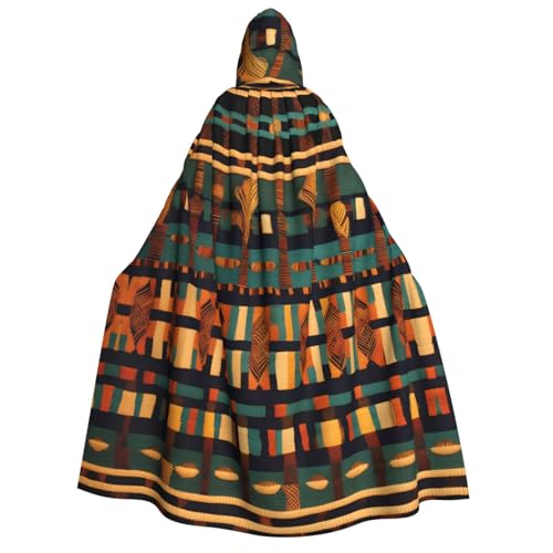 Yyoretp Unisex afrikanischer klassischer Web-Druck Erwachsene Kapuzenumhang Robe Umhang Umhang für Halloween Cosplay Tod Vampir Kostüme Yyoretp Unisex afrikanischer klassischer Web-Druck Erwachsene Kapuzenumhang Robe Umhang Umhang für Halloween Cosplay Tod Vampir Kostüme von Yyoretp