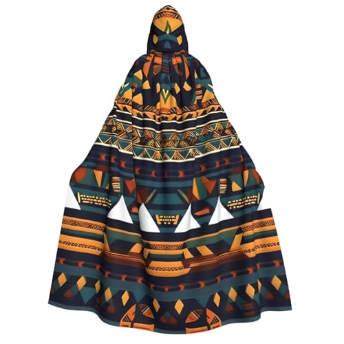 Yyoretp Unisex afrikanisches ethnisches Muster Druck Erwachsene Kapuzenumhang Robe Umhang Umhang für Halloween Cosplay Tod Vampir Kostüme Yyoretp Unisex afrikanisches ethnisches Muster Druck Erwachsene Kapuzenumhang Robe Umhang Umhang für Halloween Cosplay Tod Vampir Kostüme von Yyoretp
