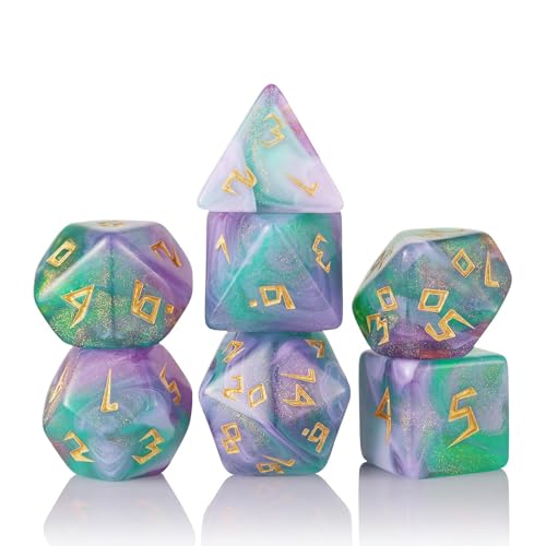 Yzdysg Haltbarkeit Gemischte Farbdices Set Polyederons Dices Für Board D4 D8x1d Verbessert Spielerlebnis von Yzdysg