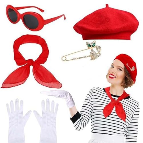 Yzdysg 1980er Jahre Party Kostümzubehör Brillen Herz Ohrringe Handschuhe Schal Für Frauen Musikfestivals Themenparty Yzdysg 1980er Jahre Party Kostümzubehör Brillen Herz Ohrringe Handschuhe Schal Für Frauen Musikfestivals Themenparty von Yzdysg