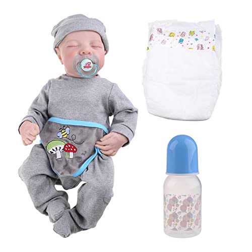 Yzdysg 19in Realistisch Für Puppen Geschlossene Augen Schlaf Junge Weiche Silikon Baby Süßes Neugeborenes Spielzeuggeschenk Yzdysg 19in Realistisch Für Puppen Geschlossene Augen Schlaf Junge Weiche Silikon Baby Süßes Neugeborenes Spielzeuggeschenk von Yzdysg