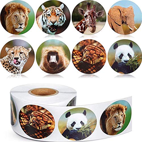 Yzdysg 500pcs Jungle Animal Sticker School Belohnung Easy Off Educational Aufkleber Briefpapier Kid Scrapbook Yzdysg 500pcs Jungle Animal Sticker School Belohnung Easy Off Educational Aufkleber Briefpapier Kid Scrapbook von Yzdysg