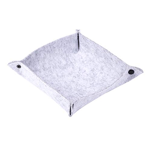 Yzdysg Brettspiel Mit Würfeltablett Faltbare Aufbewahrungsbox Square Schmuck Für Schlüssel Brieftaschenmünze Desktop Sundies Mülleimer von Yzdysg