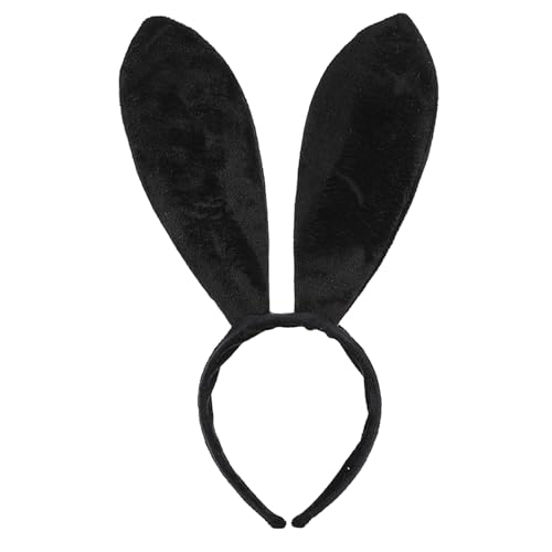 Yzdysg Cosplay Anime Kostüm Set Plüsch Kaninchen Ohrstirnband Bowtie Tail Masquerade Party Dress Up Comicshow Frauen Accessoire von Yzdysg