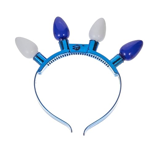 Yzdysg Kopfschmuck, LED-Stern-/Glühbirnen-Form, Haarreifen für Erwachsene, Teenager, Karneval, Party, Fotografie-Zubehör von Yzdysg