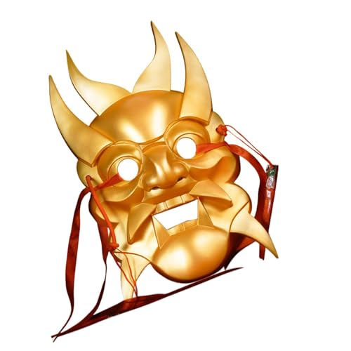 Yzdysg Masquerade Maske Gemalt Nuo Opern Cosplay Party Ästhetik Chinesische Opern Vollgesicht Frauen Männer Party von Yzdysg