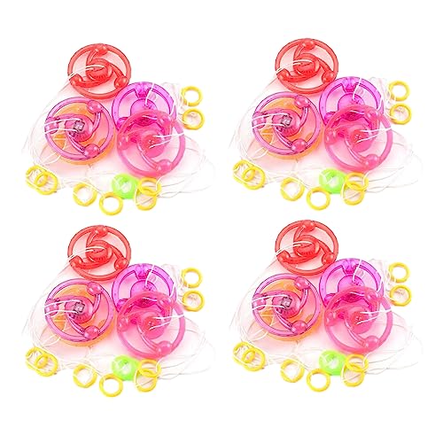 Yzdysg Pull String Wheelenspielzeug Set Für Kinder Leuchtet Schwungrad Zappeln Spielzeug Rotierender Gyroskop Antiangietion Hochgeschwindigkeit von Yzdysg