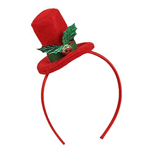 Yzdysg Santa Hat Hair Hair Hoop Weihnachtshut Stirnbänder Weihnachtsfeier Gefälligkeiten Für Kreative Foto Requisiten Festival Supplies von Yzdysg