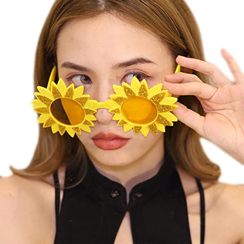 Yzdysg Sonnenbrille, Mädchen, Gänseblümchenform, für Brautjungfern, Trauzeugen, tanzende Mädchen, Jungen, Junggesellinnenabschied von Yzdysg