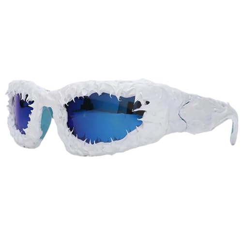 Yzdysg Sonnenbrille, einzigartige, mit Nieten besetzte, modische, auffällige Spikes, modische Sonnenbrille für Halloween-Partys und den Alltag von Yzdysg