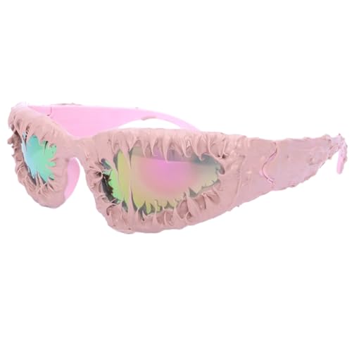 Yzdysg Sonnenbrille, einzigartige, mit Nieten besetzte, modische, auffällige Spikes, modische Sonnenbrille für Halloween-Partys und den Alltag von Yzdysg