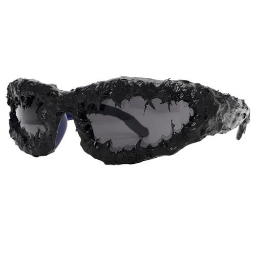 Yzdysg Sonnenbrille, einzigartige, mit Nieten besetzte, modische, auffällige Spikes, modische Sonnenbrille für Halloween-Partys und den Alltag von Yzdysg