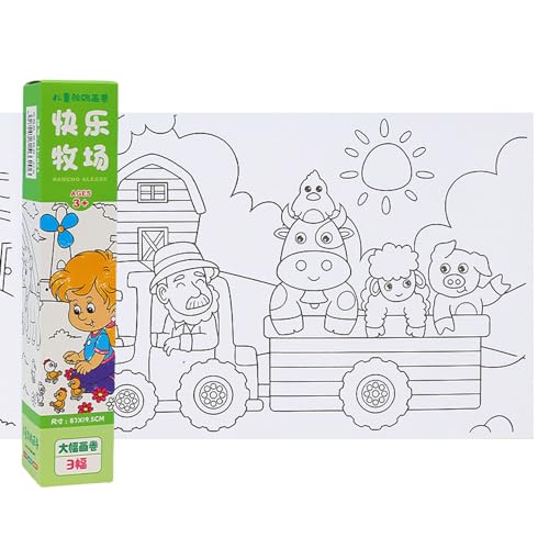 Yzdysg Zeichenpapier Roll Kinder Scroll Inspirieren Kreativität Kinder Malvorlagen Kinderkunstzubehör Große Größe Große Größe von Yzdysg