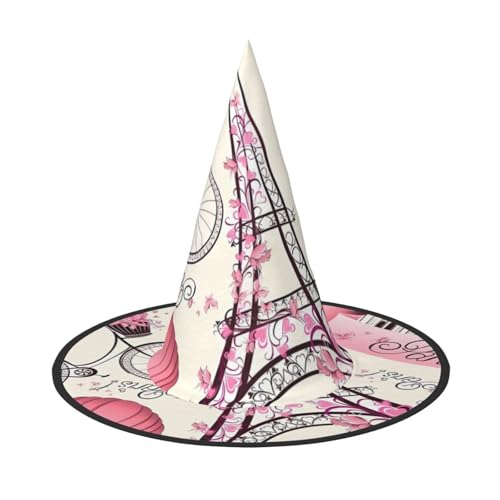 YzgWjBhd Romantischer Paris Eiffelturm Fahrrad Druck Halloween Hexenhut, 2 Stück Halloween Kostüm Hexenhut YzgWjBhd Romantischer Paris Eiffelturm Fahrrad Druck Halloween Hexenhut, 2 Stück Halloween Kostüm Hexenhut von YzgWjBhd