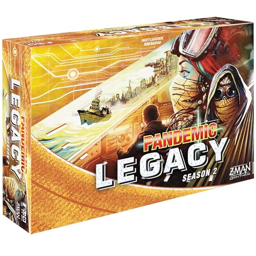 Z-Man Games , Pandemic Legacy Season 2 Yellow Edition, Board Game, Ages 13+, for 2 to 4 Players, 60 Minutes Playing Time von Z-Man Games