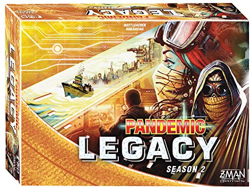 Z-Man Games , Pandemic Legacy Season 2 Yellow Edition, Board Game, Ages 13+, for 2 to 4 Players, 60 Minutes Playing Time von Z-Man Games