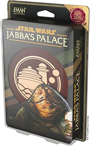 Z-Man Games Atomic Mass Games Star Wars: Jabba's Palace – EIN Liebesbriefspiel, Kartenspiel, ab 10 Jahren, für 2–6 Spieler, 20 Minuten Spielzeit, Mehrfarbig ZLL03 von Z-Man Games
