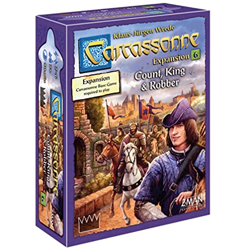 Z-Man Games, Carcassonne Count, King & Robber, Board Game Expansion 6, Ages 7 and up, 2-6 Players, 45 Minutes Playing Time von Z-Man Games