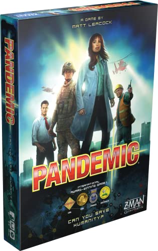 Z-Man Games , Pandemic , Board Game , Ages 8+ , 2-4 Players , 45 Minutes Playing Time Z-Man Games , Pandemic , Board Game , Ages 8+ , 2-4 Players , 45 Minutes Playing Time von Z-Man Games