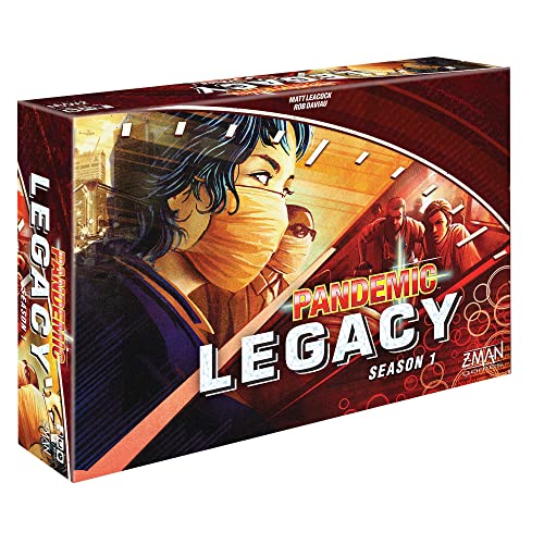 Z-Man Games, Pandemic Legacy Season 1 Red Edition, Board Game, Ages 13+, for 2 to 4 Players, 60 Minutes Playing Time von Z-Man Games