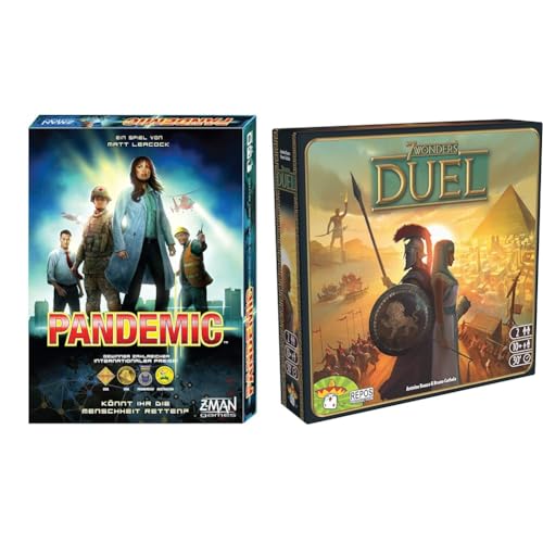 ZMan, UNbox Now, Pandemic, Grundspiel, Kennerspiel & Repos Production, UNbox Now, 7 Wonders Duel, Grundspiel, Kennerspiel, Strategiespiel, 2 Spieler, Ab 10+ Jahren, 30+ Minuten, Deutsch ZMan, UNbox Now, Pandemic, Grundspiel, Kennerspiel & Repos Production, UNbox Now, 7 Wonders Duel, Grundspiel, Kennerspiel, Strategiespiel, 2 Spieler, Ab 10+ Jahren, 30+ Minuten, Deutsch von Z-Man Games