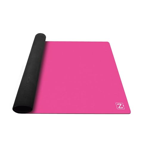 Mini-Matte, Rosa, aus Neopren, 90 cm x 60 cm, Mini-Dachbein, Spielmatte, rutschfest, Kartenmatte, aufrollbar Mini-Matte, Rosa, aus Neopren, 90 cm x 60 cm, Mini-Dachbein, Spielmatte, rutschfest, Kartenmatte, aufrollbar von ZACATRUS