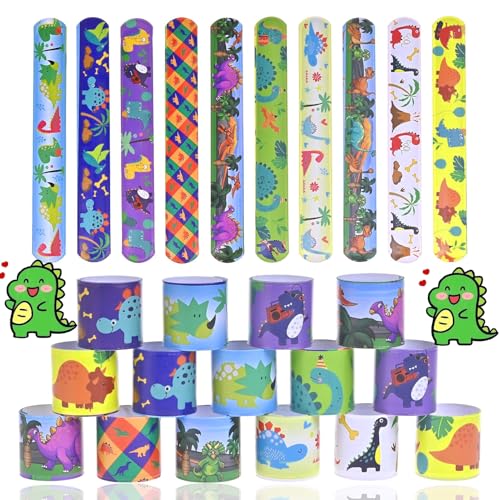 ZADEICK Dinosaurier-Armbänder mit buntem Muster, Partytütenfüller für Kinder, Geschenk, Geburtstag, Party, Gastgeschenke, 30 Stück ZADEICK Dinosaurier-Armbänder mit buntem Muster, Partytütenfüller für Kinder, Geschenk, Geburtstag, Party, Gastgeschenke, 30 Stück von ZADEICK
