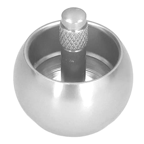 Gyroskop, Edelstahl Giroscopio Gyroscope -Spielzeug mit 2pcs für Spielzeuggeschenk (Silver) von ZAICOLER