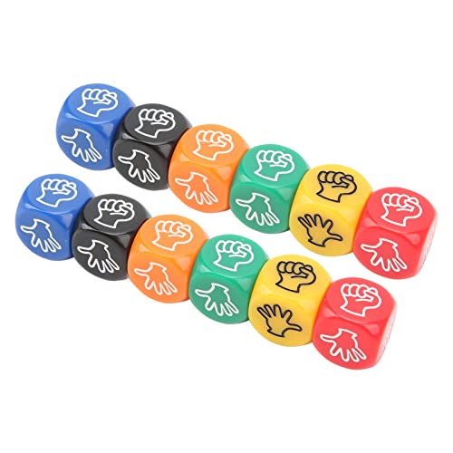 Standard-Spielwürfel, 12 Stück, Finger-Ratespielwürfel, 6-seitig, Standard-Spielwürfel, Stein-, Papier-, Scheren-Spielwürfel, 6 Farben, 20 Mm, Stein-, Papier- und Standard-Spielwürfel, 12 Stück, Finger-Ratespielwürfel, 6-seitig, Standard-Spielwürfel, Stein-, Papier-, Scheren-Spielwürfel, 6 Farben, 20 Mm, Stein-, Papier- und von ZAICOLER
