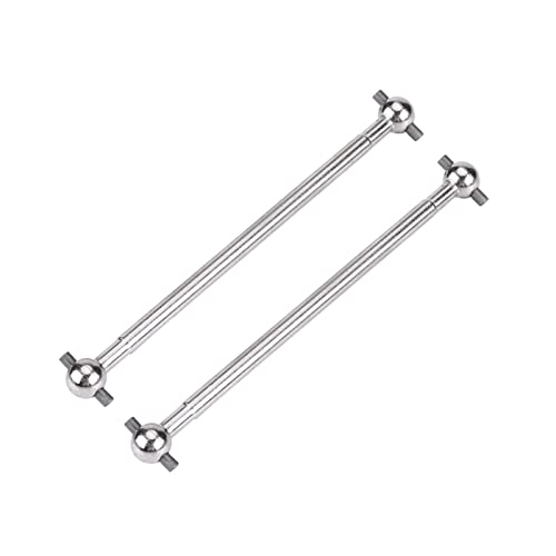 ZAICOLER 1/16 RC Antriebswelle, 97,2 Mm Metallhundknochenantriebswelle RC Heckantriebswelle RC Antriebswelle Hundeknochen Getriebe für Himoto E10mtl E10mt E10bp 1/10 Skala RC (31606S Silber) von ZAICOLER